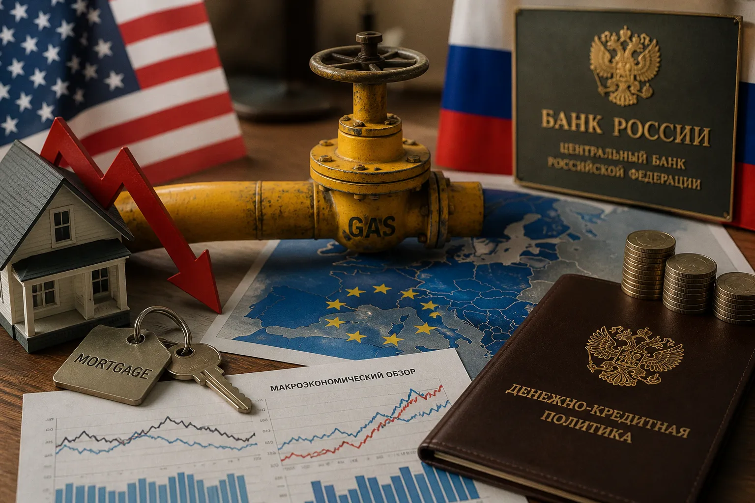 Макроэкономический обзор: ипотечный кризис в США, дефицит газа в ЕС и решения ЦБ РФ