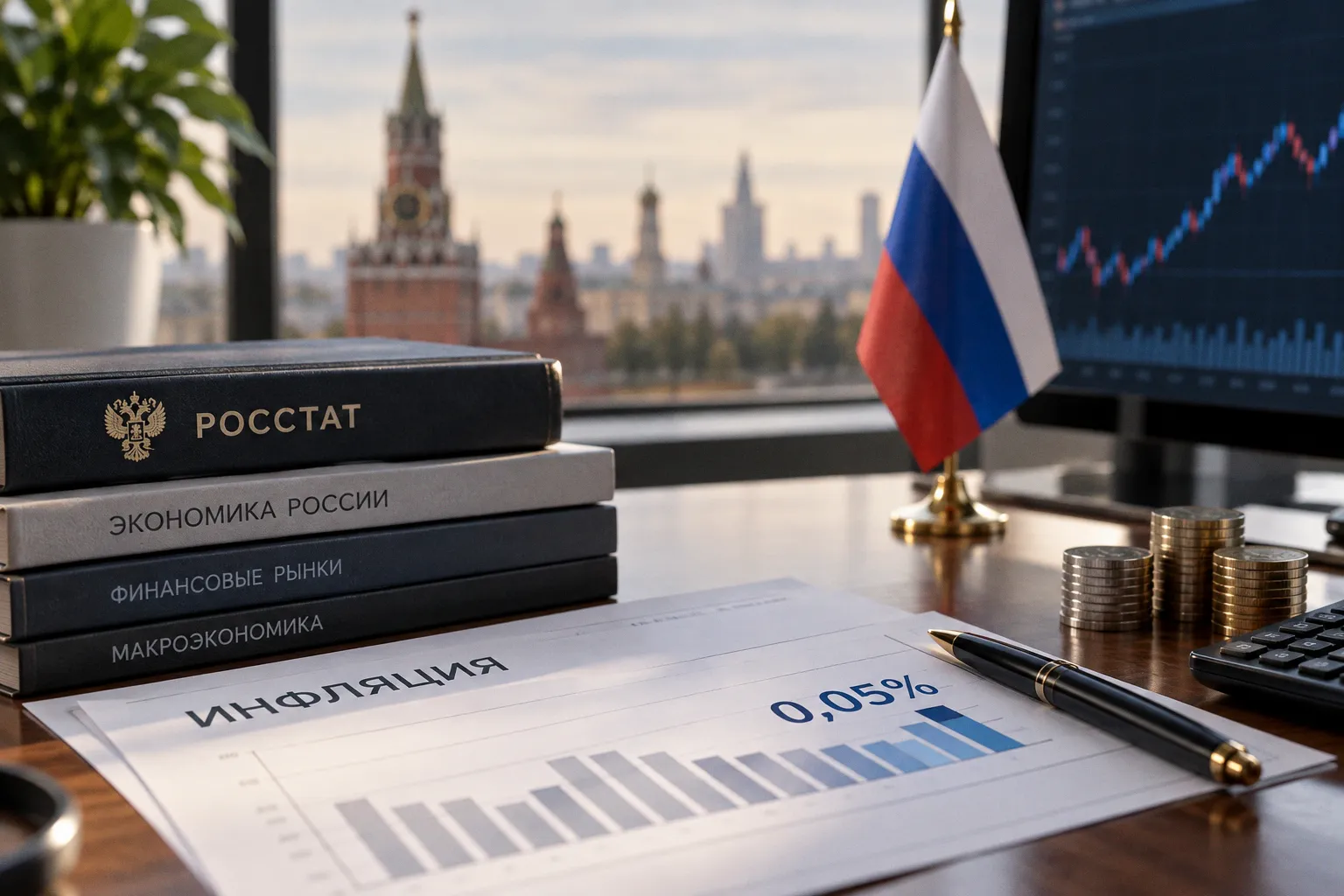 В России инфляция с 1 по 7 сентября составила 0,05%